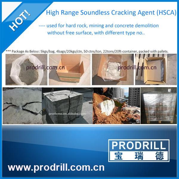 High Range Soundless Cracking Agent Used in Mekka Area