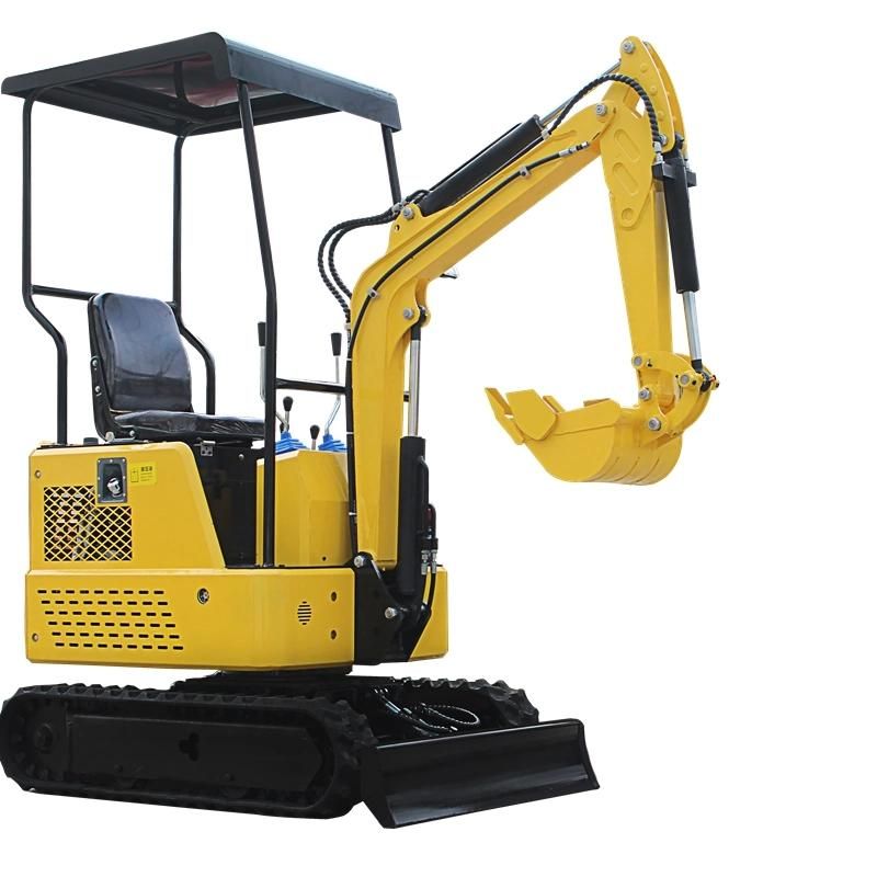 Cheap Price Chinese Mini Excavator Small Digger Crawler Excavator 1.5 Ton New Bagger for Sale