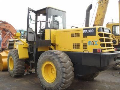 Secondhand Construction Machinery Komatsu Wa300 Wheel Loader for Sale