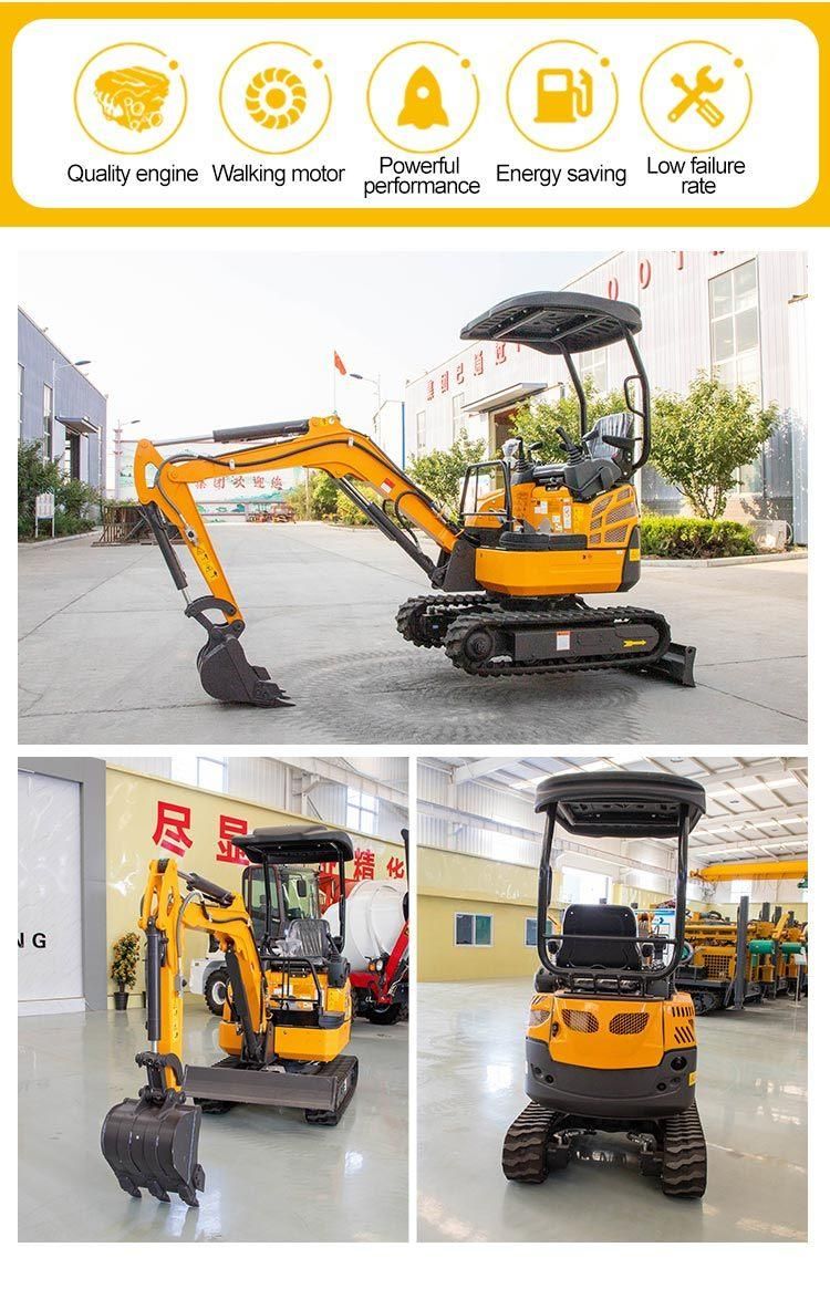 New 2 Ton Micro Excavator with Extendable Undercarriage