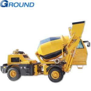 CE&EPA approved 2.5m3 self-loading concrete mixer loader truck with good quality