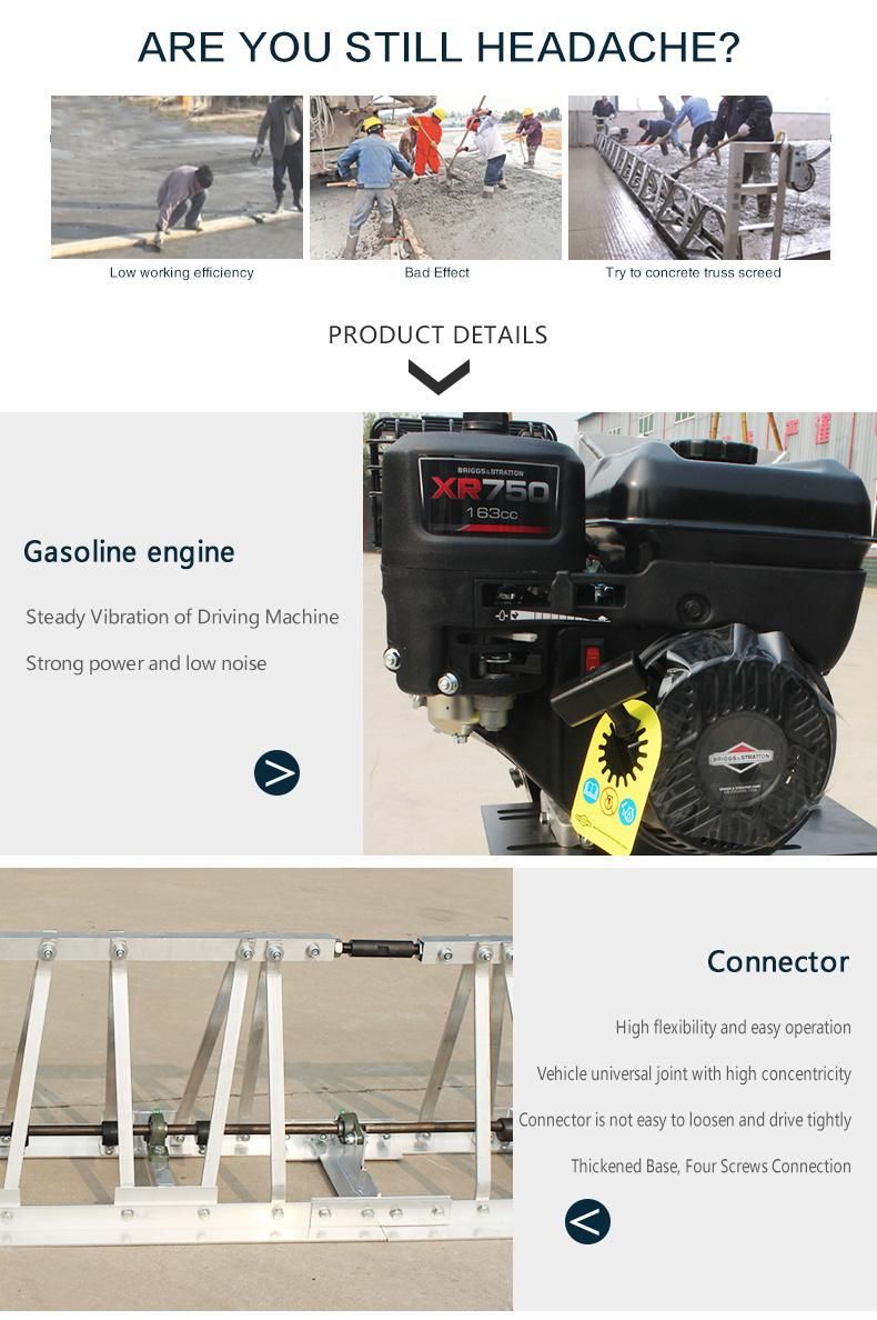 Concrete Machinery Gasoline Type Vibratory Screed