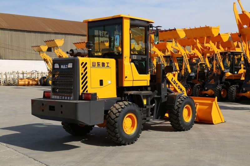 L930 Lugong 1-2.5ton Mini Hydraulic Front End Loader Small Wheel Loader