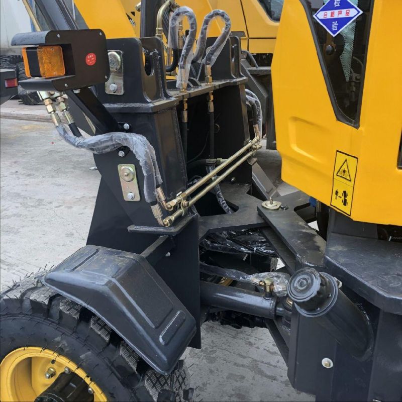 1.5 Tone Compact 0.85 Cbm Small Mini Wheel Articulating Loader for Sale