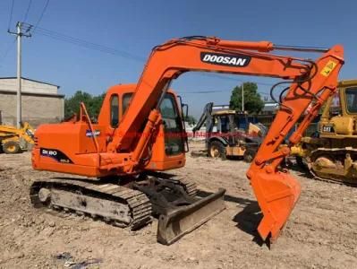 Secondhand Korea Doosan Track Excavator Dh80 Doosan Small Digger