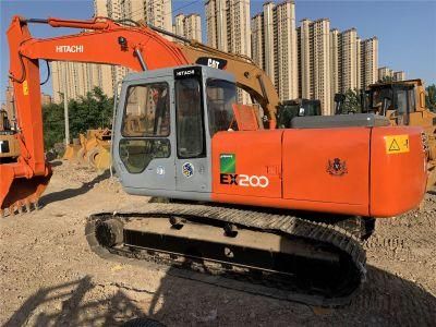 Used Middle Size 20t Hitachi Excavator Ex200 Ex200-3 Ex200-5 Ex120 Crawler Excavator