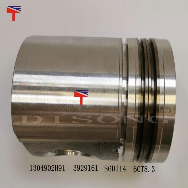 High Quality Diesel Engine Mechanical Parts Piston 3929161 for Engine Parts 6CT8.3 S6d114 Generator Set