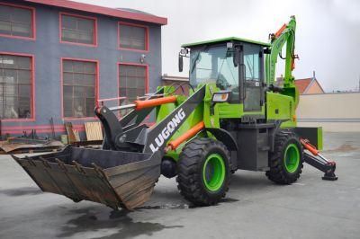 China Manufacturers 4WD Compact with CE Engine Cabin Best Backhoe Loaders for Small/Mini/Sales/Construction