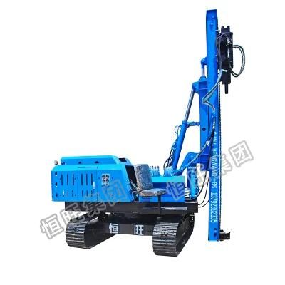 High Speed Hydraulic Solar Pile Driver for Installing Post