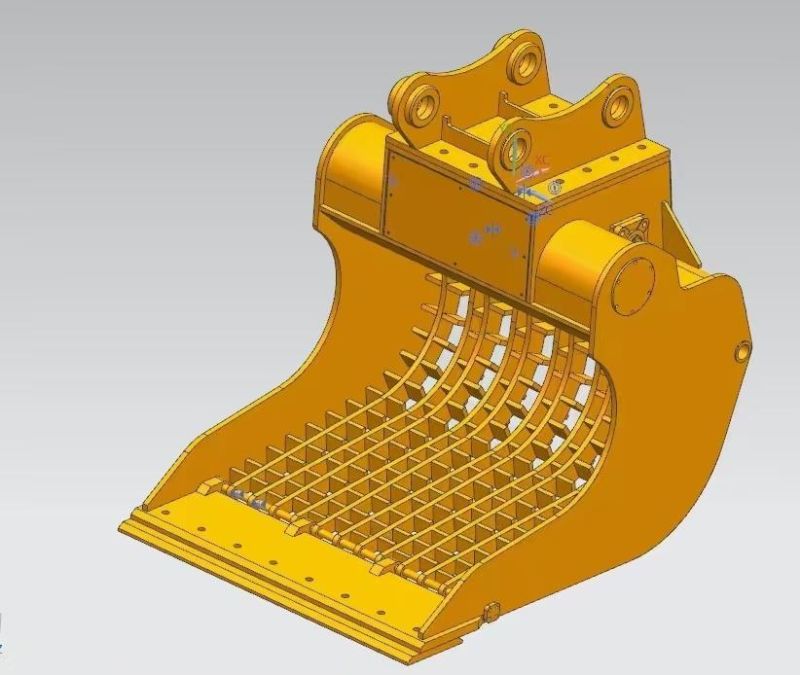 High Frequency Vibrating Screening Bucket