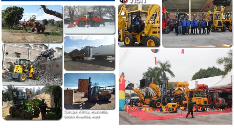 Heavy 4 Ton Loader Manufacturer Big Wheel Loader for Sale