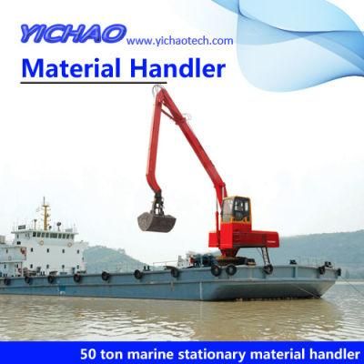 43000kg Material Handling Machinery with Muti-Tine Orange Peel Grab/ Clamshell Bucket/ Wood Timber Log Grab/ Lifting Magnet Devices