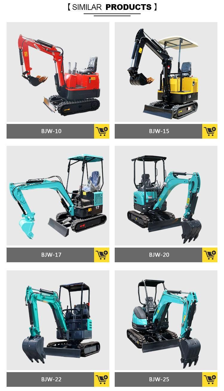 High Quality Mini Crawler Excavator 2.5ton Digger The Mini Excavator Centre for Sale