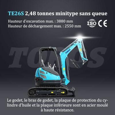 CE EPA China Small Hydraulic Excavators Euro V Emission Engine Minibagger Mini Pelle 1ton 2 Ton 3ton 5ton Cheap Price for Mini Digger