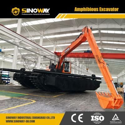 Swea220 Amphibious Backhoe with Propeller