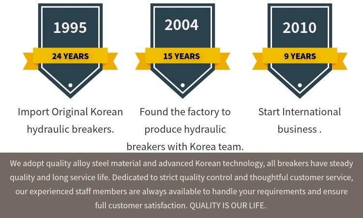Hydraulic Rock Breaker Hammer for K-O-M-a-T-S-U Excavator