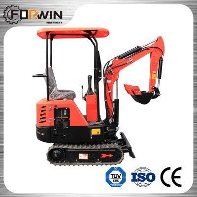 CE EPA Kubota Small Micro Digger Machinery Hydraulic Excavators Crawler Mini Excavator 1t Fw10A Factory Cheaper Price for Sale