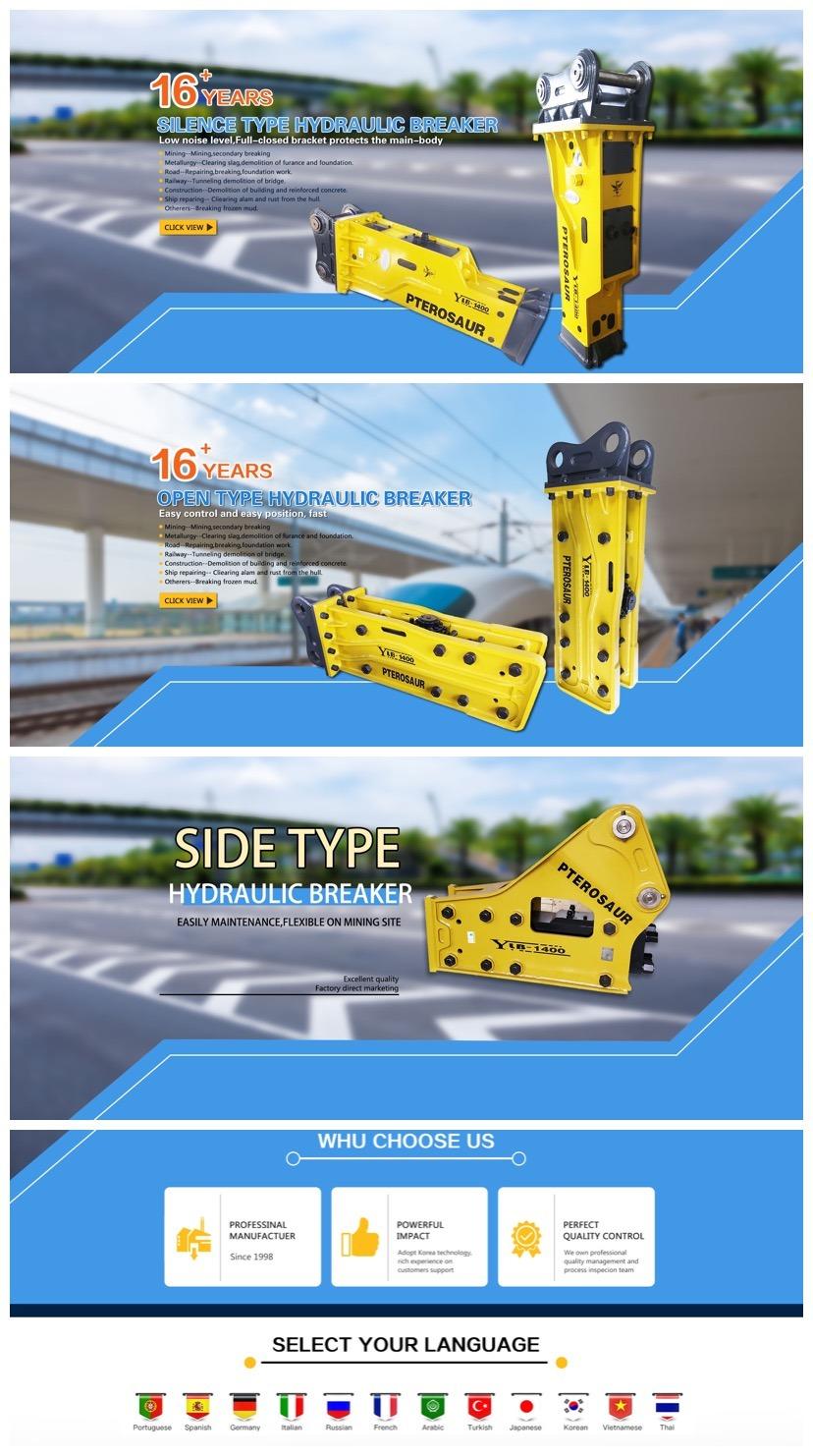 Mini Excavator Spare Parts Hydraulic Jack Hammer Hydraulic Rock Breaker