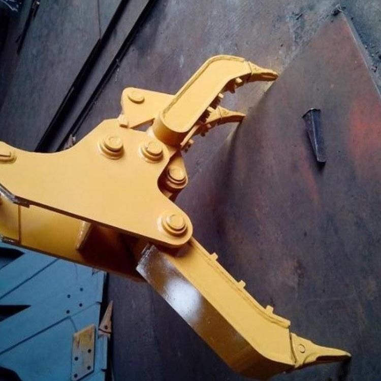 Grapple with Bucket Attachments for Grabbing Coal Sand Scrap Steel