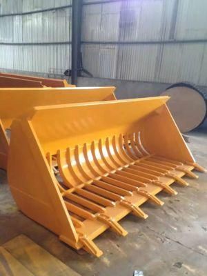 China Customized Product Excavator Parts 360 Degree Rotating Screen Bucket