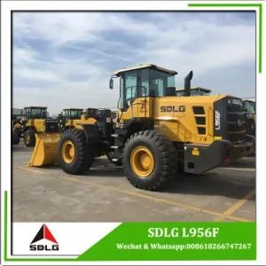 Sdlg Cheap 5t Wheel Loader L956f with Polit Control and Aircon, 3 Cbm Bucket for Sdlg Loader L956f