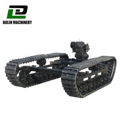 Factory Customized 0.5-20 Ton Rubber Crawler Track Undercarriage for Crawler Chassis