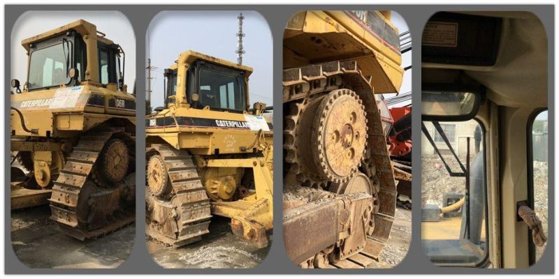 Used Crawler Tractor Caterpillar D6r Bulldozer Construction Machinery