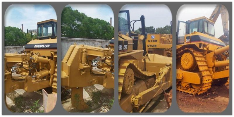 Used Crawler Tractor Caterpillar D9R Bulldozer Construction Machinery