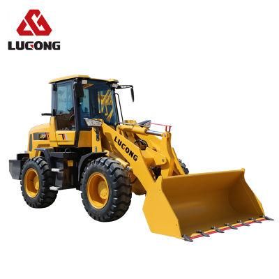 Lugong 2.2 Ton Front End Wheel Loader with 85 Kw Engine