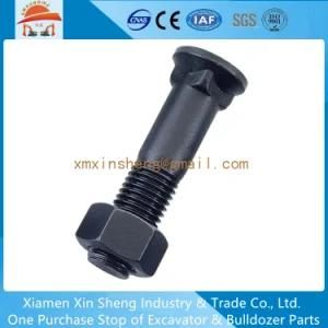 Class 12.9 Hex Track Bolt Nut for Excavator Bulldozer Segments Bolt Hitachi