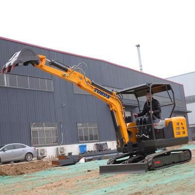 Mini Crawler Digger 3.5 Ton Excavator Bucket Capacity Excavator Micro Mini Digger American Prices