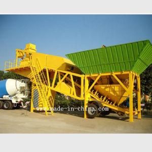 50m3/H Unique Technology Automatic Mobile Concrete Mixing / Batching Plant