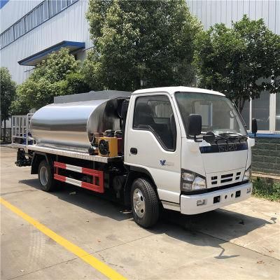 Japanese Brand 600p Isuzu 4X2 4 Tons Bitumen Tank Truck