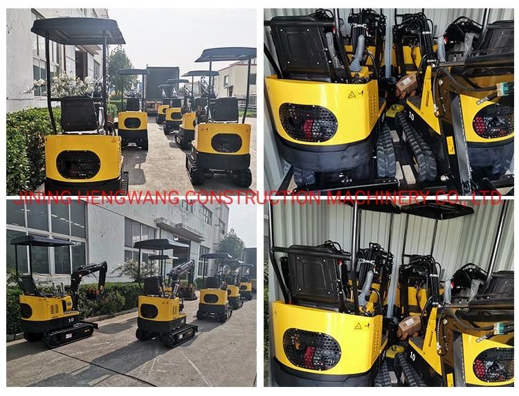 Hw18s 0.1cbm 22kw Diesel Crawler Excavator with High Working Efficiency