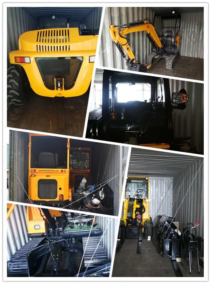 Skid Steer Brush Cutter Branch Trimming Wheel Loader to 5.5m Height