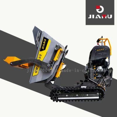 Jiamu Gasoline Engine Full Hydraulic Gmch500-S with 500kg Mini Construction Equipment Loader with Europe Patent Hot Sale
