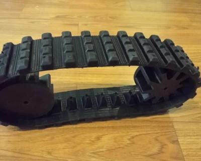 Small Robot Rubber Track (100*40*50) for Small Machine Use