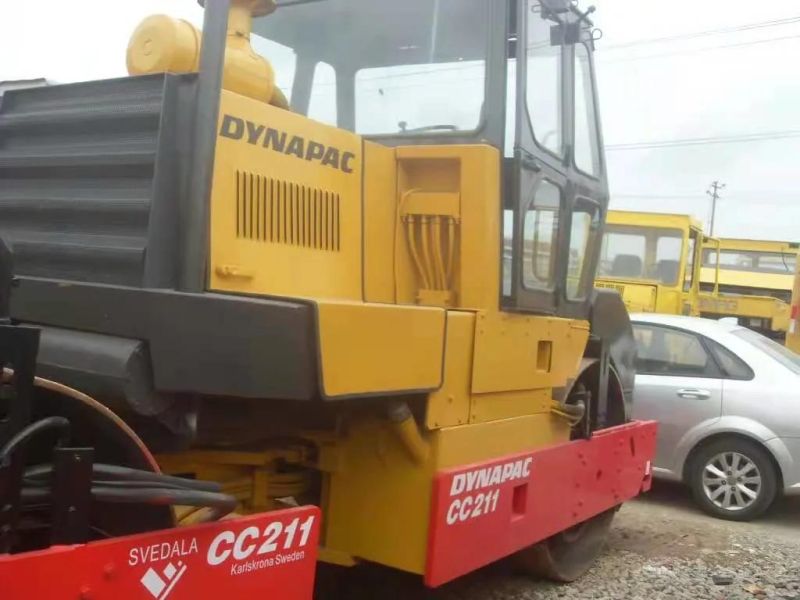 Good Condition Drum Road Roller Cc211 From DNP Construction Equipment