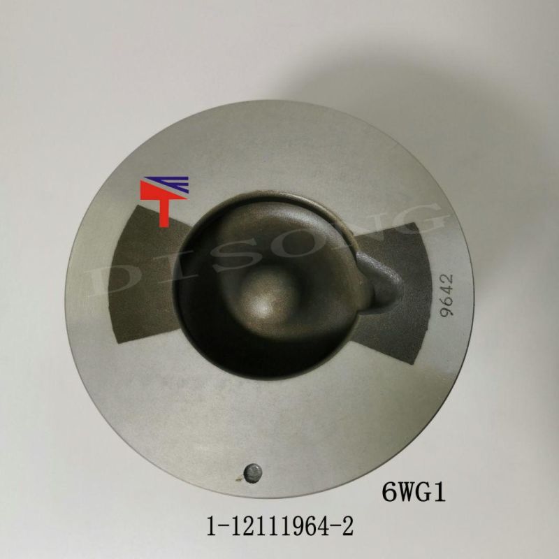 High-Performance Diesel Engine Parts Piston 1-12111964-2 for Excavator Zx450-3 Engine 6wg1