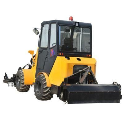 4WD 50HP Tractor Garden Front Loader with Hydraulic Power Tiller