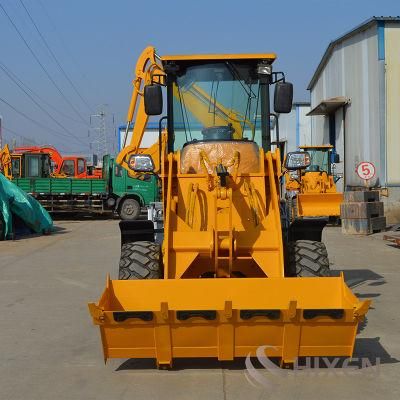 Tractor Front Loader and Backhoe Wolf 2.5t Wz30-25 Mini Backhoe Loader Price