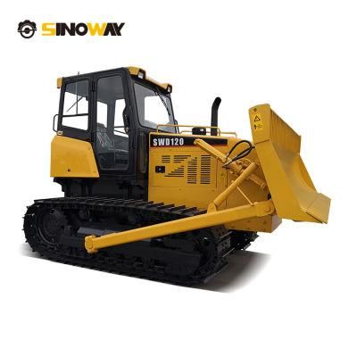 120 HP Small Bulldozer 14 Ton Crawler Bulldozer for Swamp and Landfill