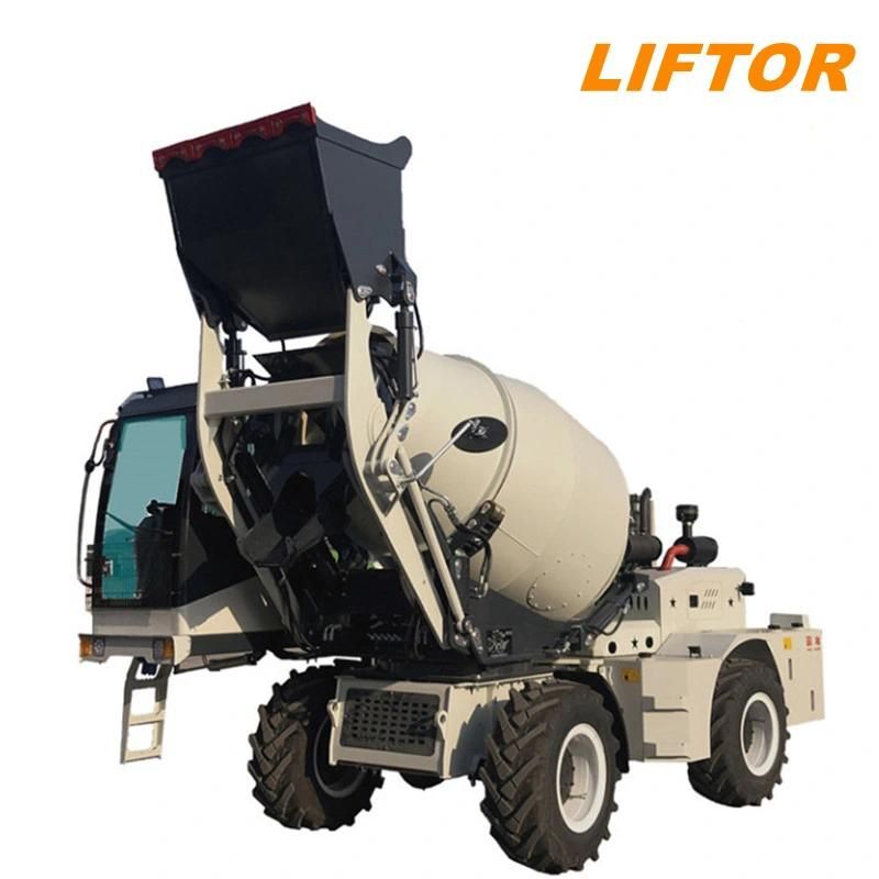 Profefessional Self Loading Portable Concrete and Mixer Self Load Cement Mixer Mini Truck Automatic Cement Mixer