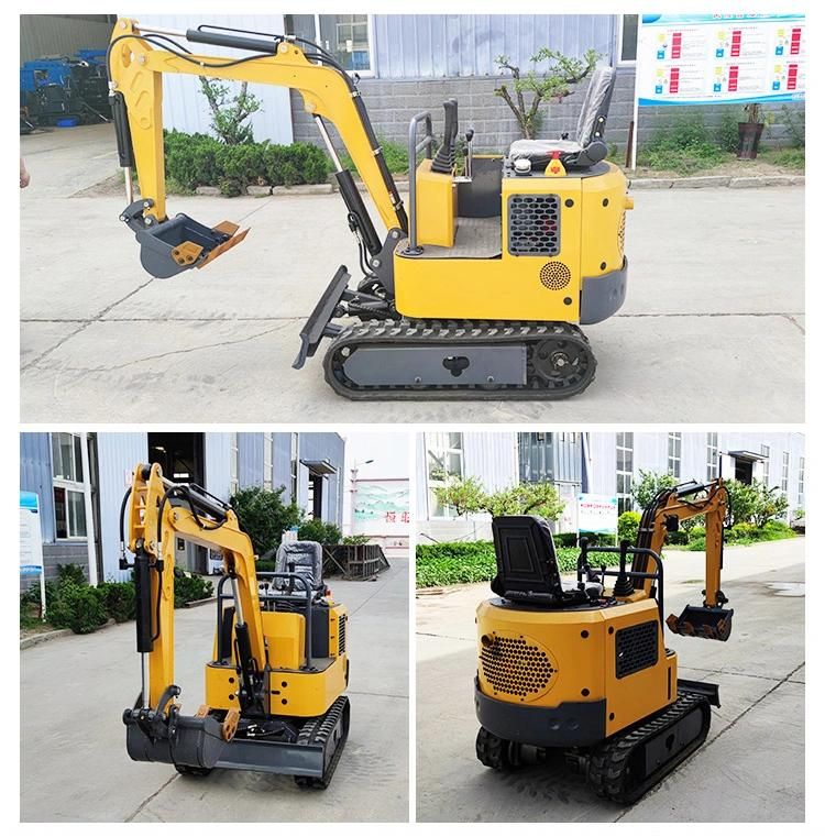Mini Type Crawler Excavator Construction Machinery, for Gardens, Roads, Farms, Plumbing