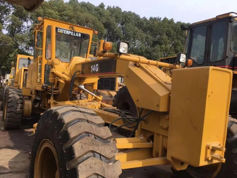 Used Original Caterpillar Motor Grader Cat14G Good Working Condition