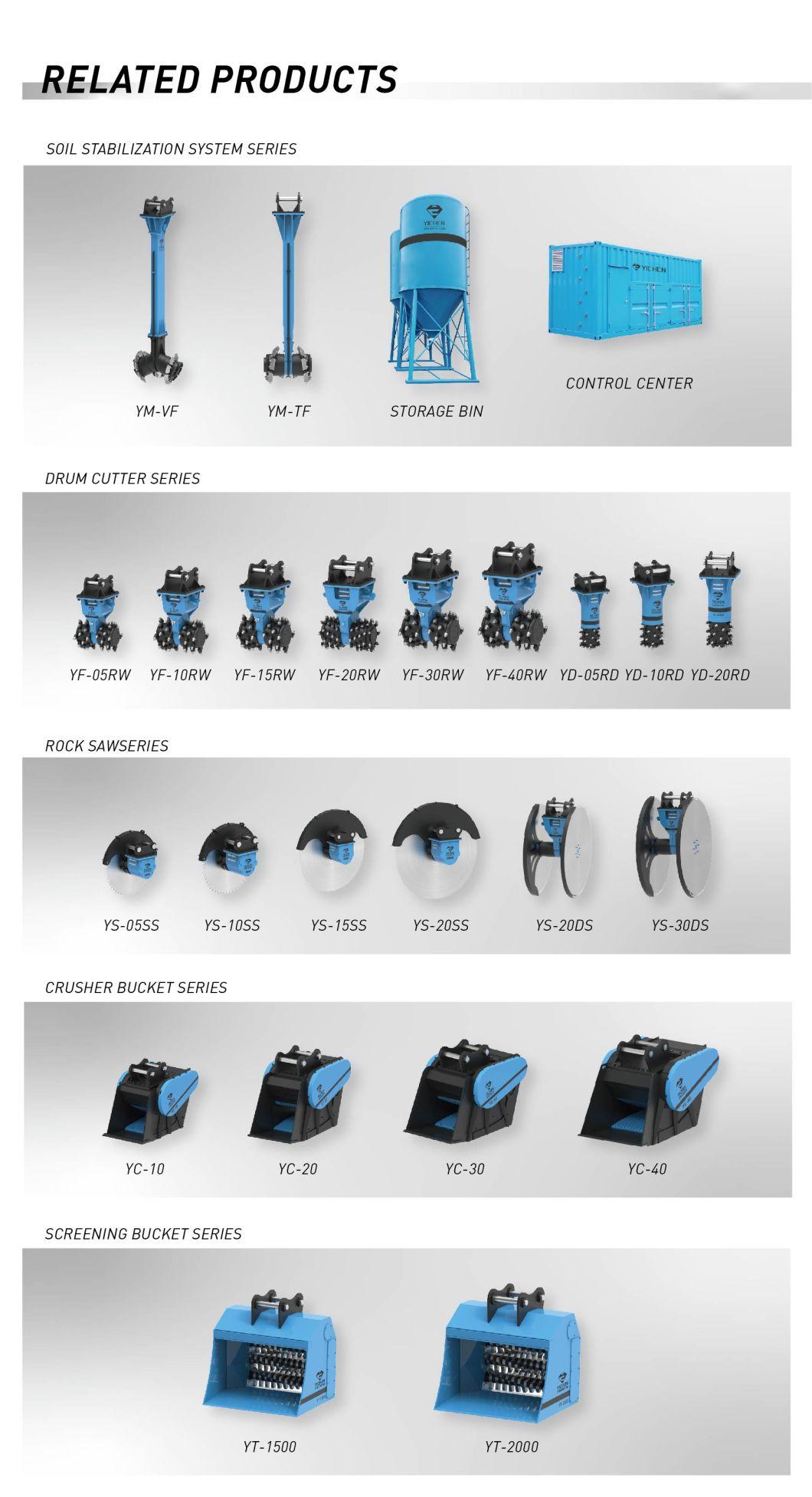 Yichen Excavator Auger Drilling Machine Earth Drill Attachment Earth Auger Has a Variety of Models for You to Choose From