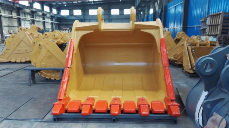 Construction Machinery Digging Bucket Heavy Duty Excavator Rock Bucket