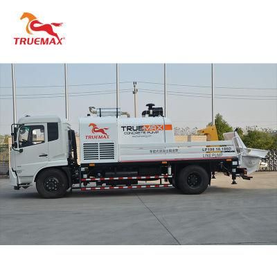 Truemax Concrete Machinery HOWO Lp100.18.186D Trailer Truck Mounted Line Pump