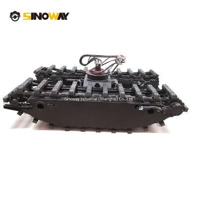 Custom Amphibious Undercarriage Polymer Excavator Floating Tracks Undercarriage for Sale