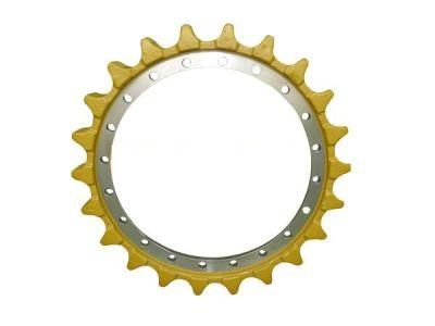 Excavator Undercarriage Part PC120-6 PC130 PC130-7 Chain Sprocket and Chain Cast Steel Sprocket